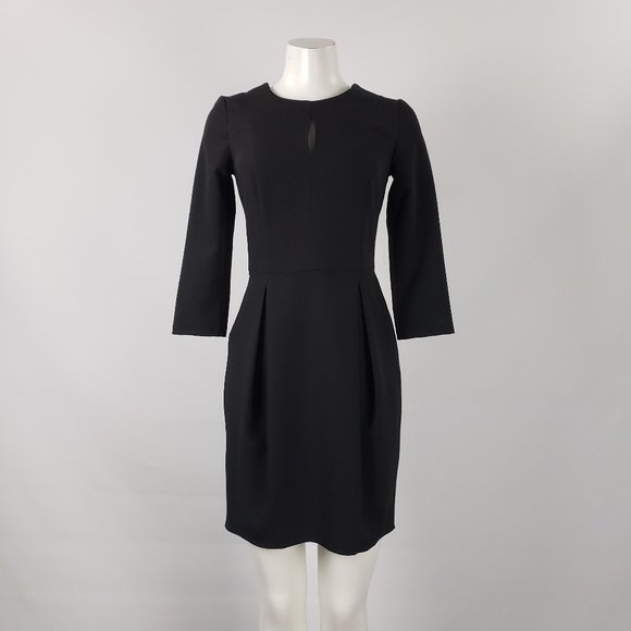 Nife Black Pleated Skirt Dress Size S